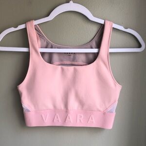 VAARA Paneled Sports Bra Pink Size: XS